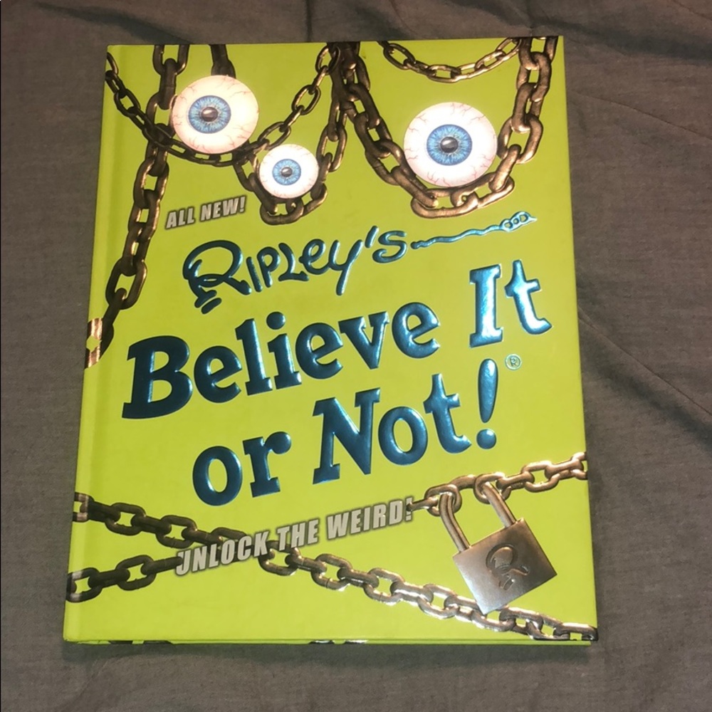 Ripleys believe it or not book.